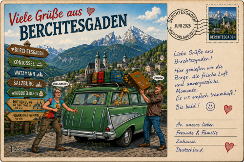 Berchtesgaden + 2 Zwischenstopps